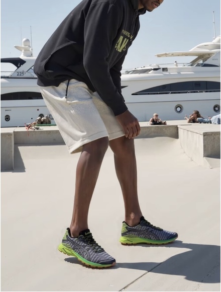 Asics Dynaflyte T6F3Y Gray Silver Multicolor Running Shoes Sneakers Size… - Picture 15 of 16